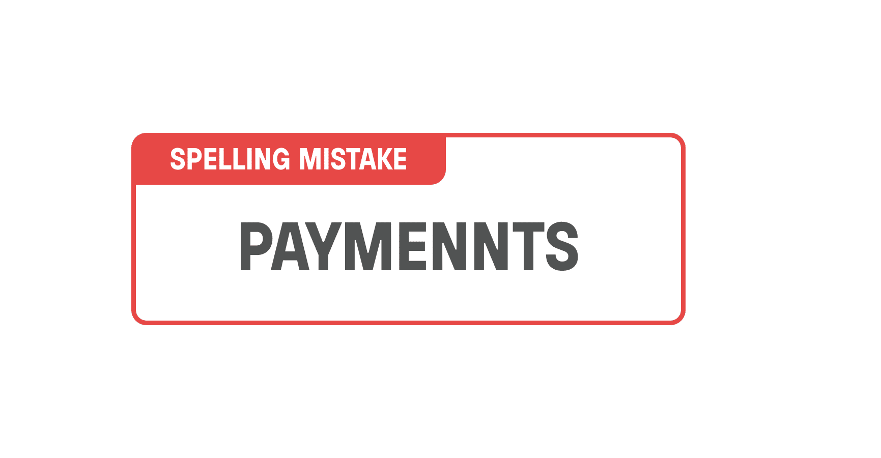 Spelling mistakes highlighted, to show how Fortiro dectects fraud